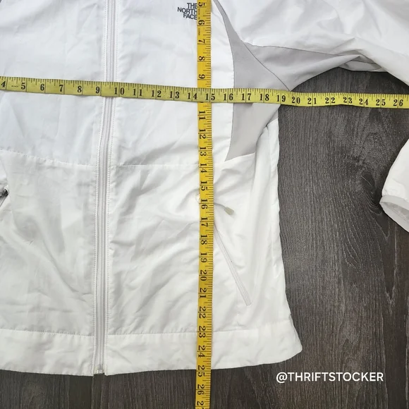 The North Face White Windbreaker Jacket - Picture 5 of 10